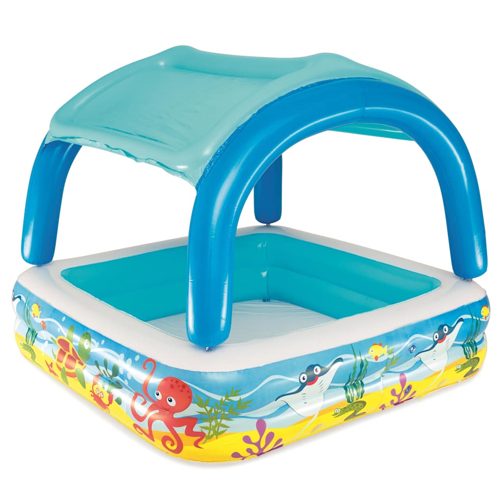 Piscina per Bambini con Tettoia 140x140x114 cm - BabyLud