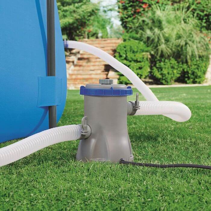Piscina Rotonda Fuori Terra 366x76 cm con Pompa - BabyLud