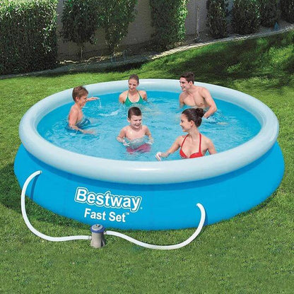 Piscina Rotonda Fuori Terra 366x76 cm con Pompa - BabyLud