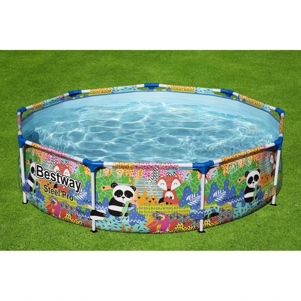 Piscina Steel Pro MAX 274x66 cm Grafica Animali - BabyLud