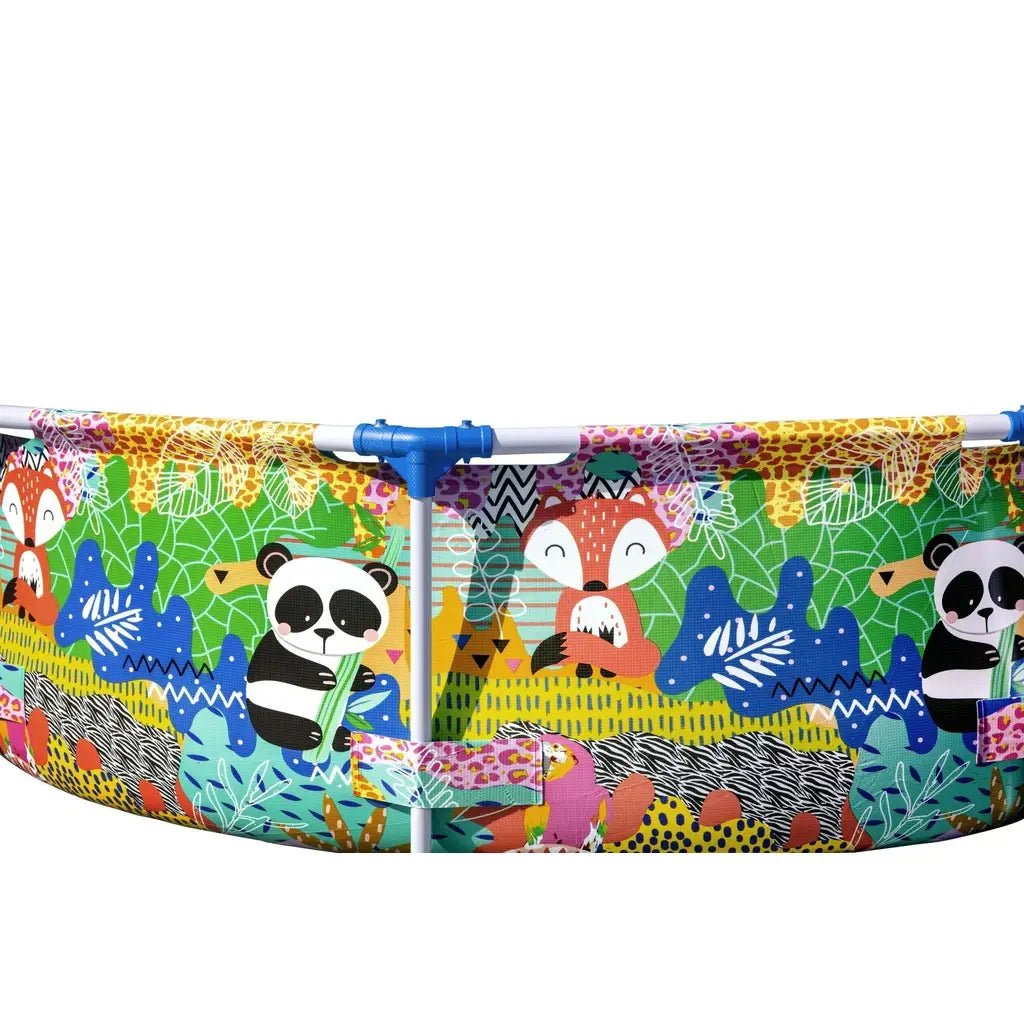 Piscina Steel Pro MAX 274x66 cm Grafica Animali - BabyLud