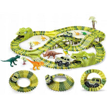 Pista con Dinosauri 240 Pezzi – Circuito Preistorico Con Auto - BabyLud