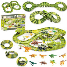 Pista con Dinosauri 240 Pezzi – Circuito Preistorico Con Auto - BabyLud