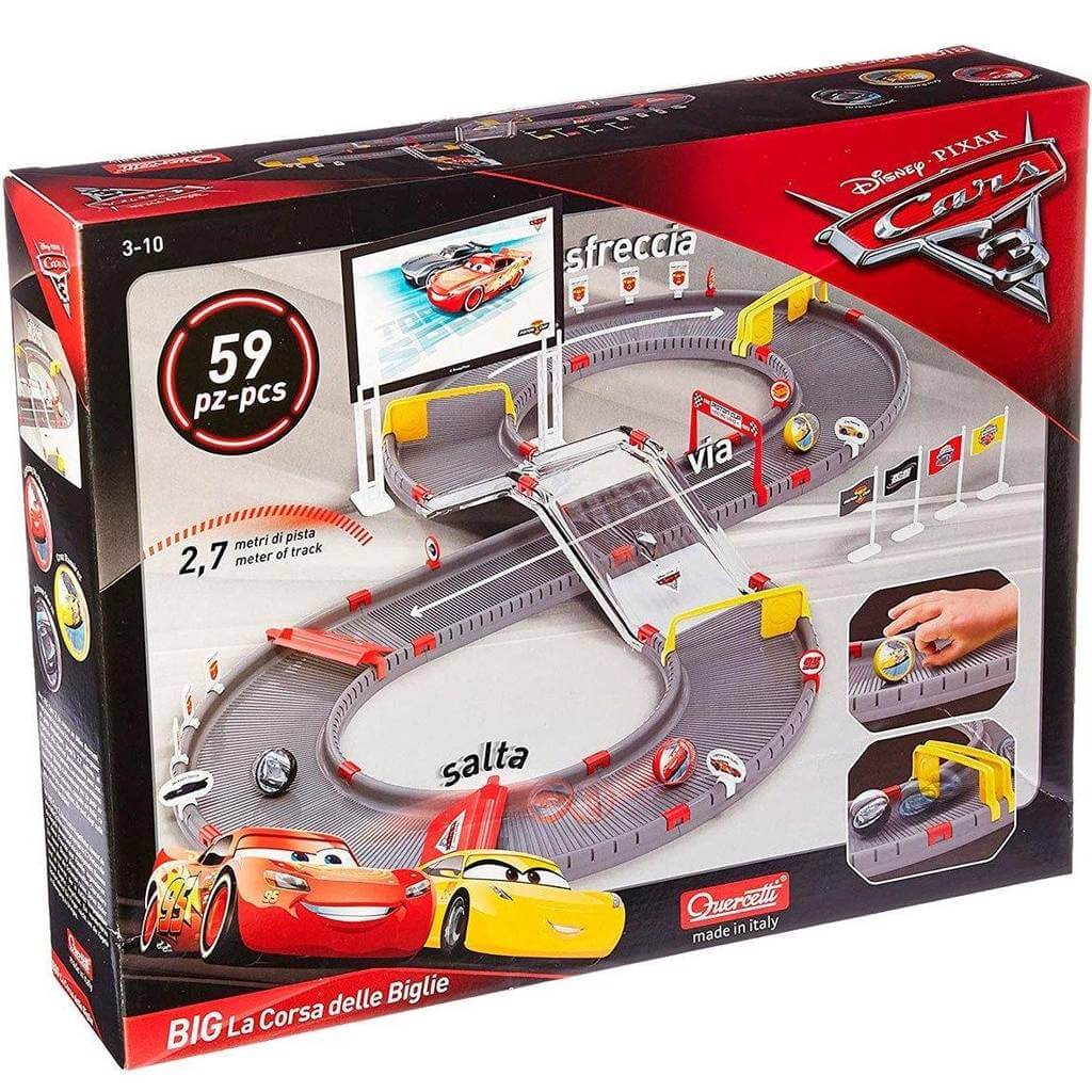 Pista per Biglie Bigliodromo Disney Cars Quercetti 6308 - BabyLud
