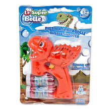 pistola sparabolle dinosauri — vista frontale