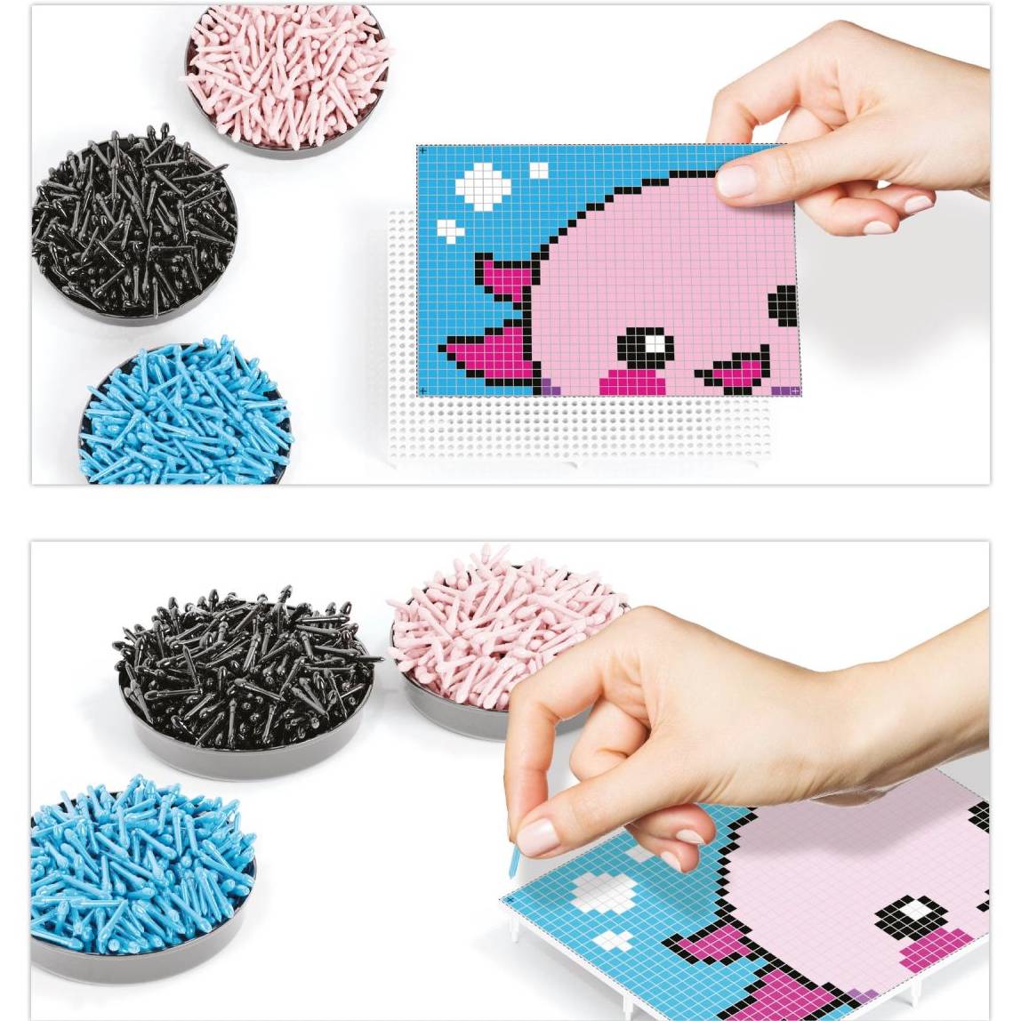 Pixel Art 4 Kawaii Design Axolotl Chiodini 0796 - BabyLud