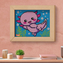 Pixel Art 4 Kawaii Design Axolotl Chiodini 0796 - BabyLud