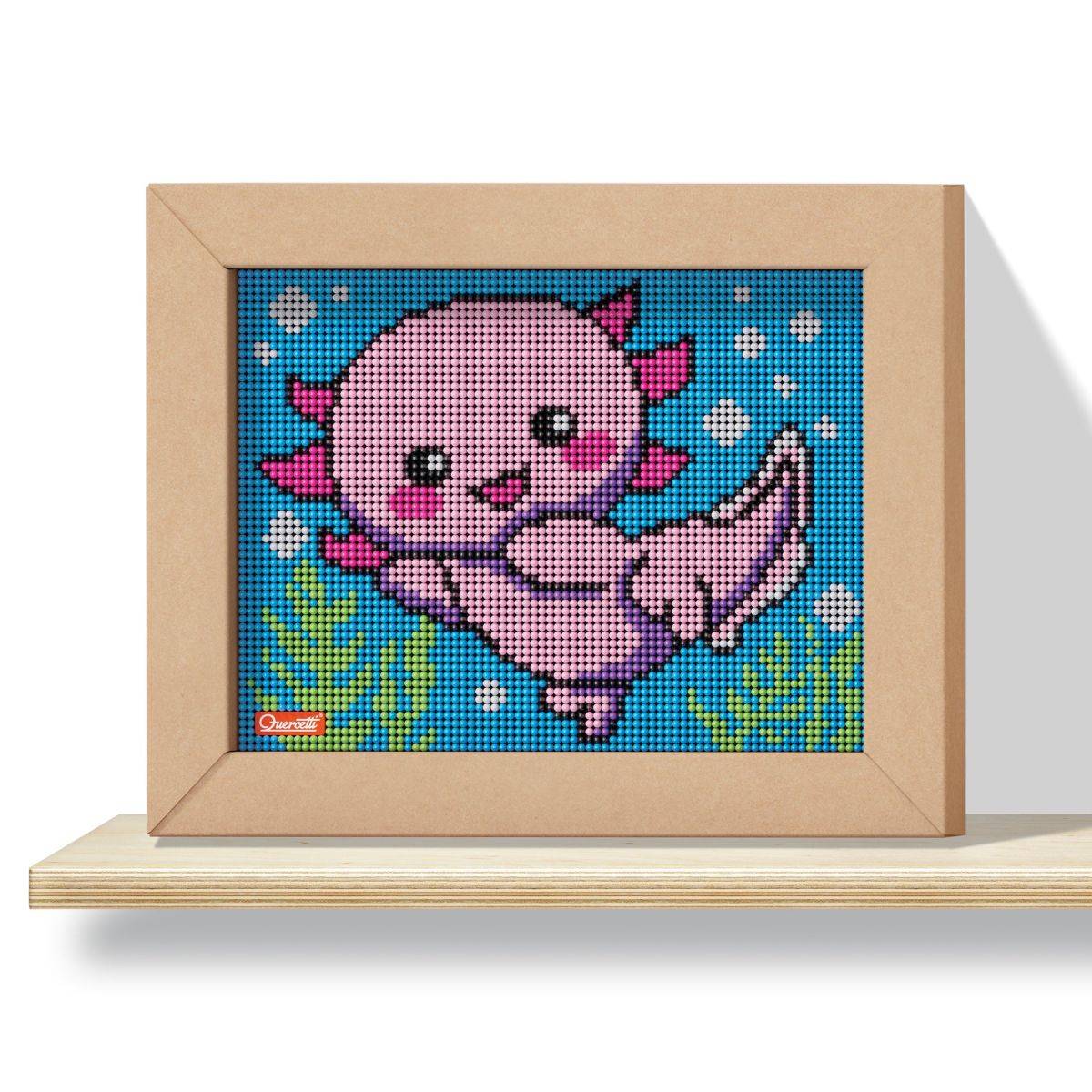 Pixel Art 4 Kawaii Design Axolotl Chiodini 0796 - BabyLud