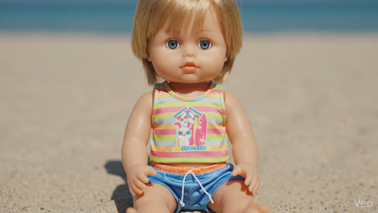 Cicciobello Sunny Bambola Abbronzante con Occhiali Cambia Colore 