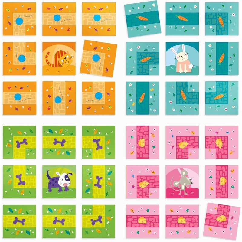 Puppies Escape Gioco Educativo 4 - 6 anni Headu MU51296 - BabyLud