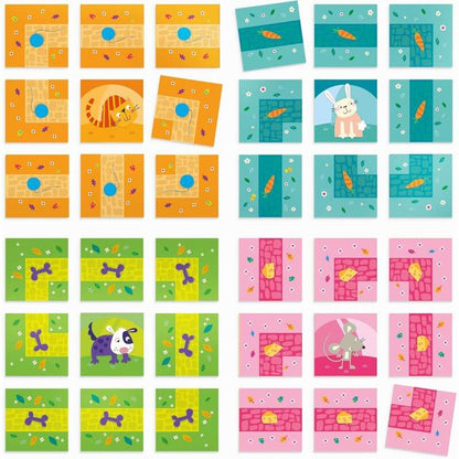 Puppies Escape Gioco Educativo 4 - 6 anni Headu MU51296 - BabyLud