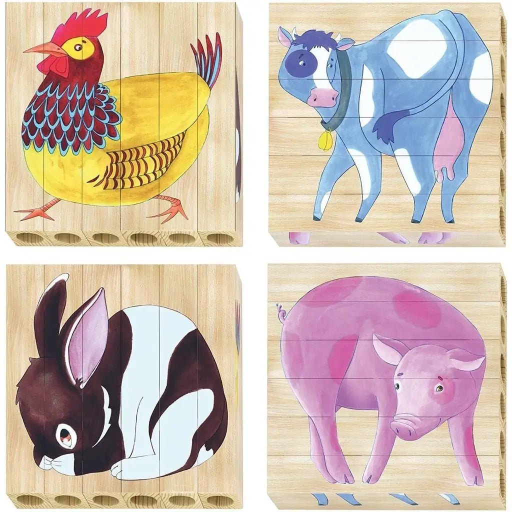 Puzzle in Legno Quercetti Fattoria 0711 - BabyLud