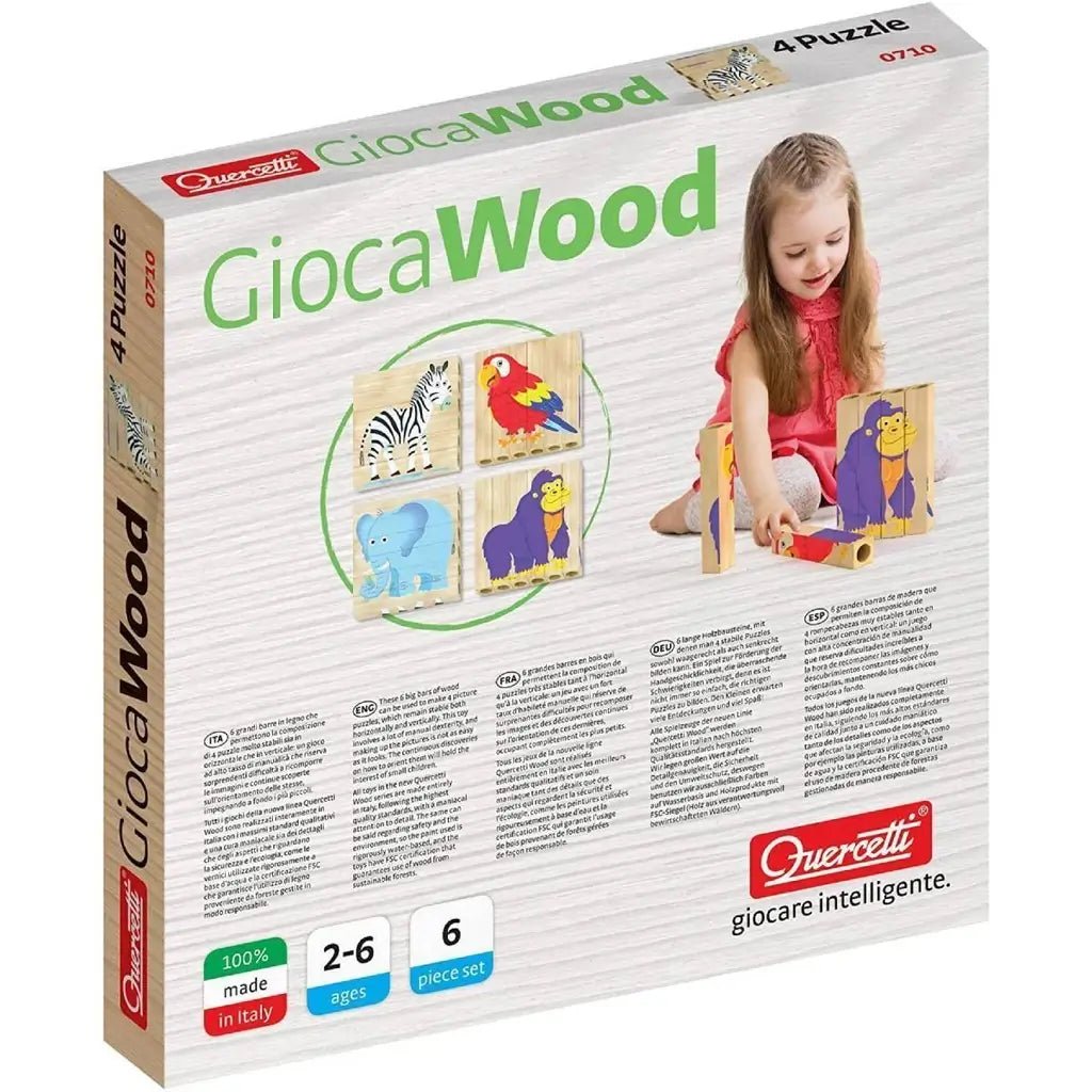 Puzzle in Legno Quercetti Fattoria 0711 - BabyLud