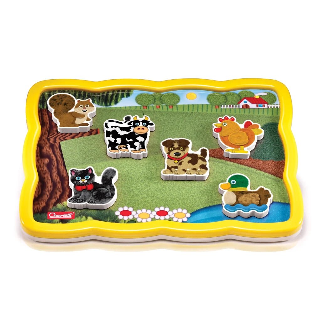 Puzzle Magnetico Fattoria 12 Animali Smart Quercetti 00230 - BabyLud