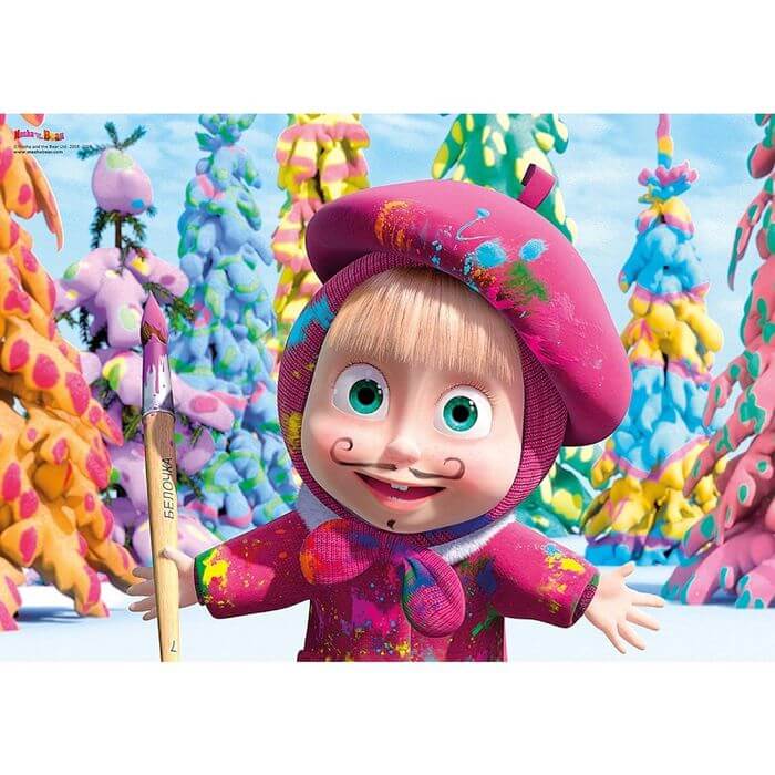 Puzzle Maxi Masha e Orso 60 Pezzi - BabyLud