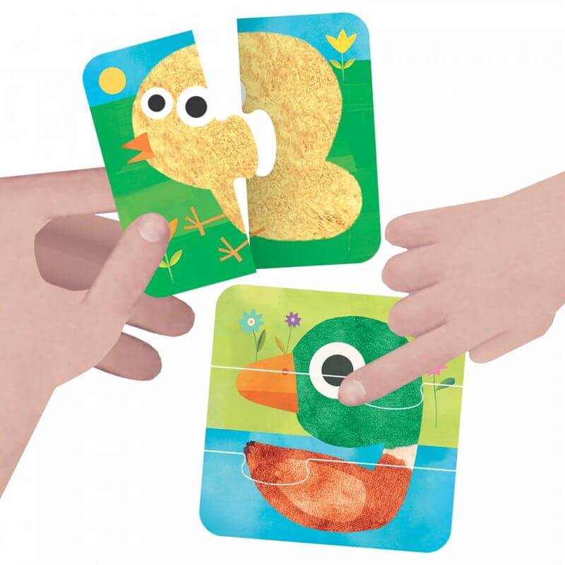 Puzzle Progressivo 8 Animali della Fattoria Headu MU23936 - BabyLud