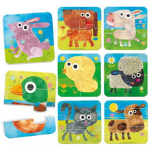 Puzzle Progressivo 8 Animali della Fattoria Headu MU23936 - BabyLud