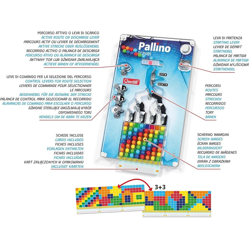 Quercetti 01006 Pallino Travel Gioco Educativo con Palline - BabyLud