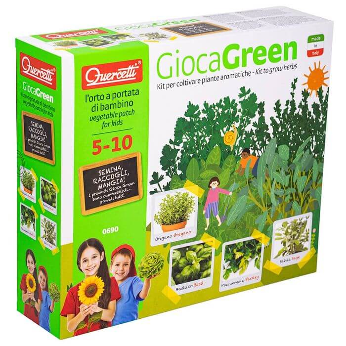 Quercetti 0690 Gioca Green Orto Piante Aromatiche - BabyLud