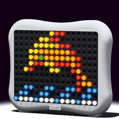 Quercetti 1805 Peg Brite Gioco Mosaico LED Creativo - BabyLud