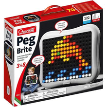 Quercetti 1805 Peg Brite Gioco Mosaico LED Creativo - BabyLud
