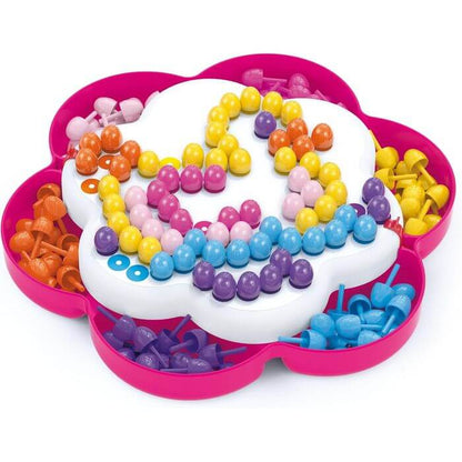 Quercetti 2103 Chiodini Fantacolor Daisy 150 Pz - BabyLud