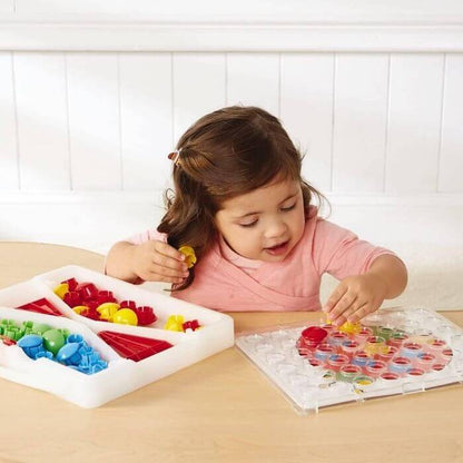 Quercetti 4190 Fantacolor Junior Mosaico 3D con 48 Bottoni - BabyLud