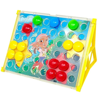 Quercetti 4204 Fantacolor Junior Mosaico Con Bottoni - BabyLud