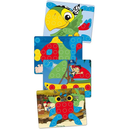 Quercetti 4204 Fantacolor Junior Mosaico Con Bottoni - BabyLud