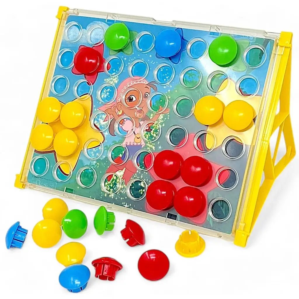 Quercetti 4204 Fantacolor Junior Mosaico Con Bottoni - BabyLud