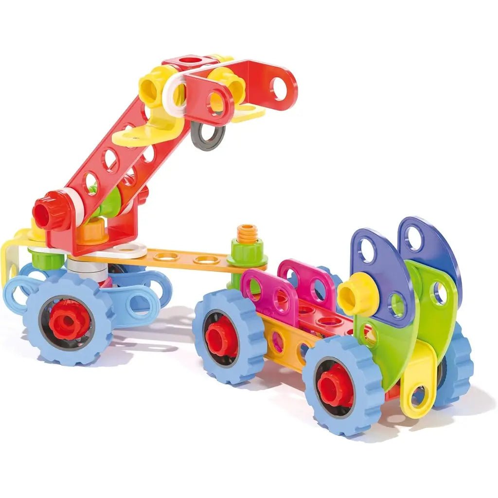 Quercetti 6150 Tecno Jumbo Toolbox Gioco di Costruzioni - BabyLud