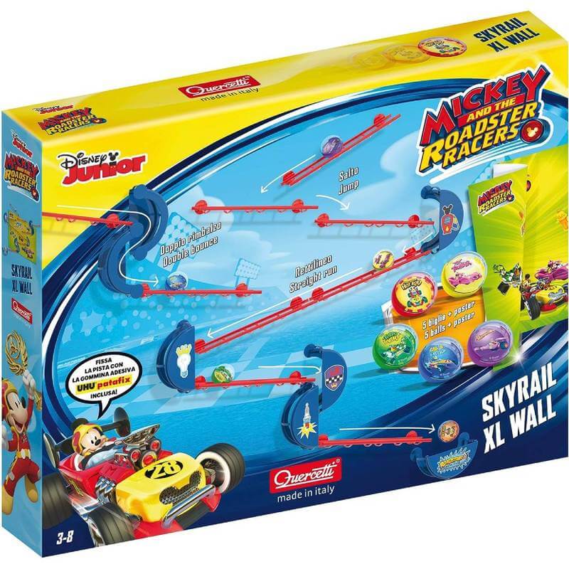 Quercetti 6672 Pista Per Biglie Mickey Roadster Racers - BabyLud