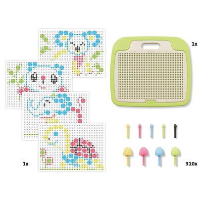 Quercetti Fantacolor Eco 80934 Gioco di Chiodini - BabyLud