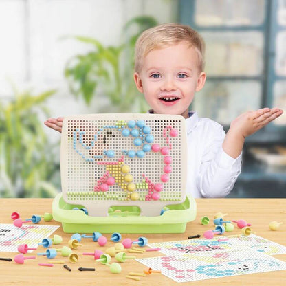 Quercetti Fantacolor Eco 80934 Gioco di Chiodini - BabyLud