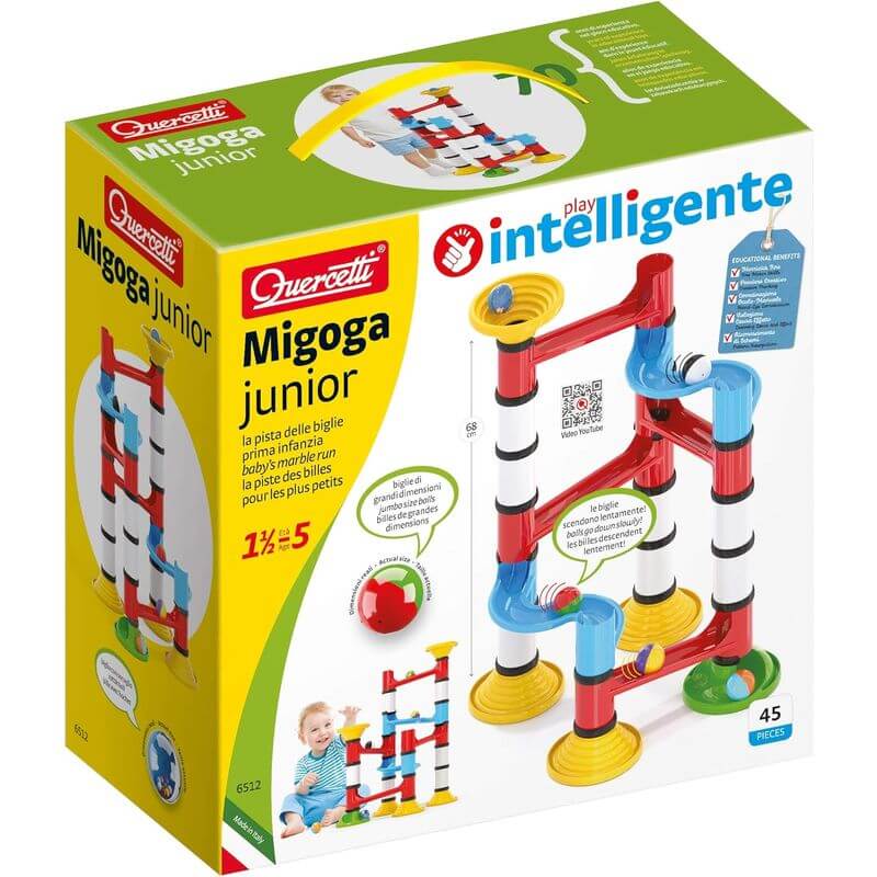 Quercetti Migoga Junior Pista Biglie Prima Infanzia 6512 - BabyLud