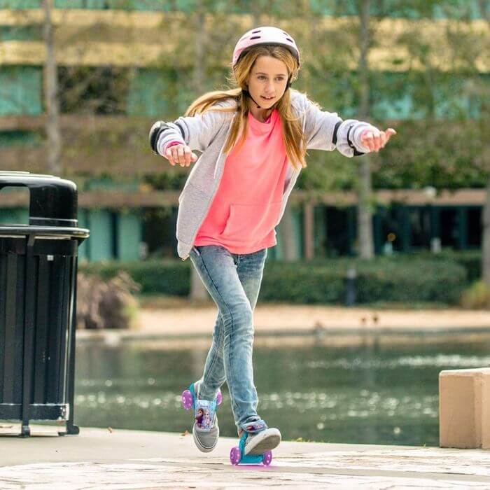 Rotelle per Scarpe Clip - on - Skates Frozen Barbie - BabyLud