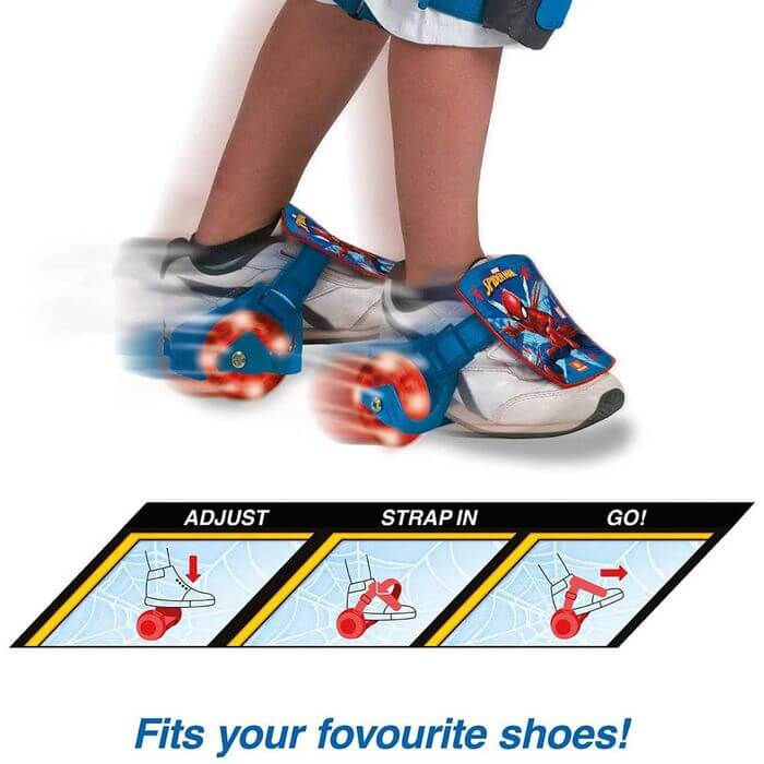 Rotelle per Scarpe Clip - on Spider - Man Con LED - BabyLud