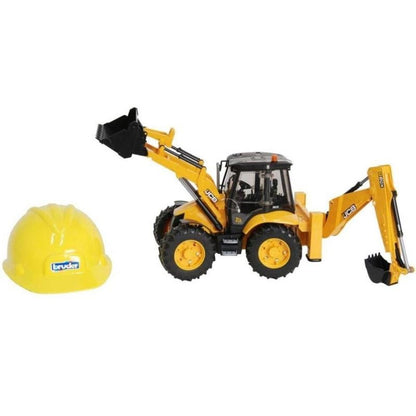 Ruspa Escavatore JCB 5CX Eco con Casco Bruder 01617 - BabyLud