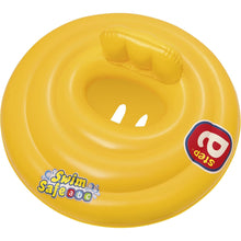 Salvagente mutanda gonfiabile giallo Bestway Swim Safe con seduta integrata per neonati, bambino in piscina