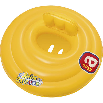 Salvagente mutanda gonfiabile giallo Bestway Swim Safe con seduta integrata per neonati, bambino in piscina