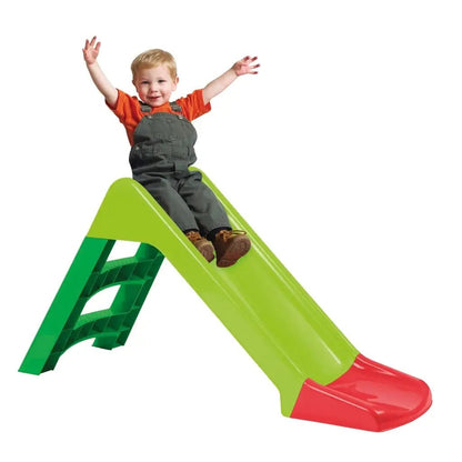 Scivolo Bambini Verde 3 Gradini Antiscivolo Supporto 30 kg - BabyLud