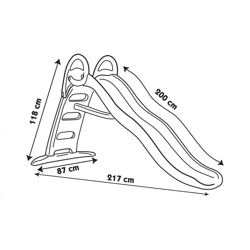 Scivolo Doppia Onda Smoby Toboggan Funny - BabyLud