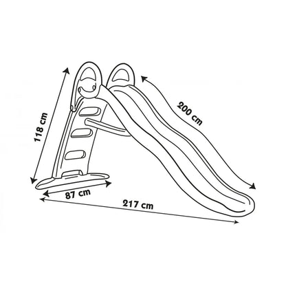 Scivolo Doppia Onda Smoby Toboggan Funny - BabyLud