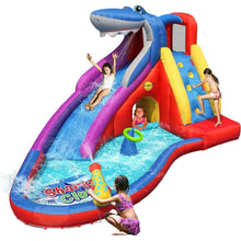 Scivolo Gonfiabile Acquatico Squalo Happy Hop - BabyLud