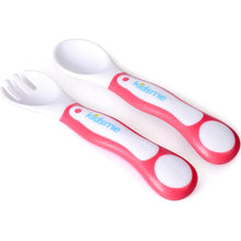 Set Cucchiaio e Forchetta Neonati Rosa - BabyLud