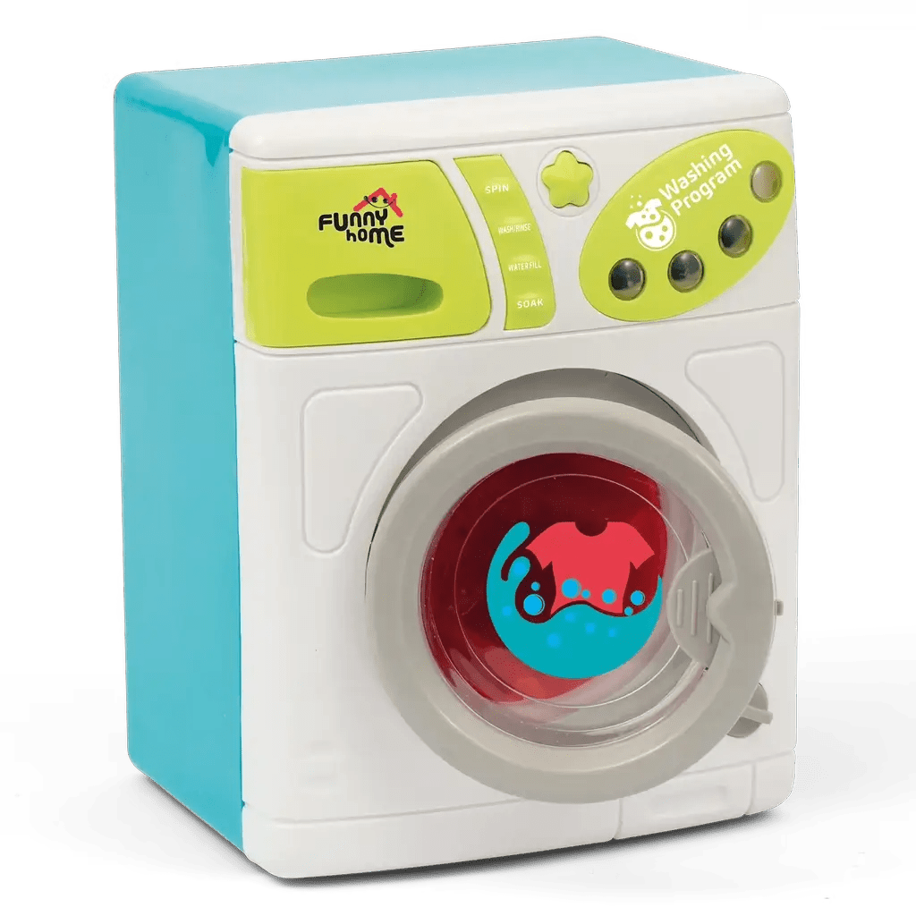 Set Lavanderia Lavatrice Ferro da Stiro Asse da Stiro - BabyLud