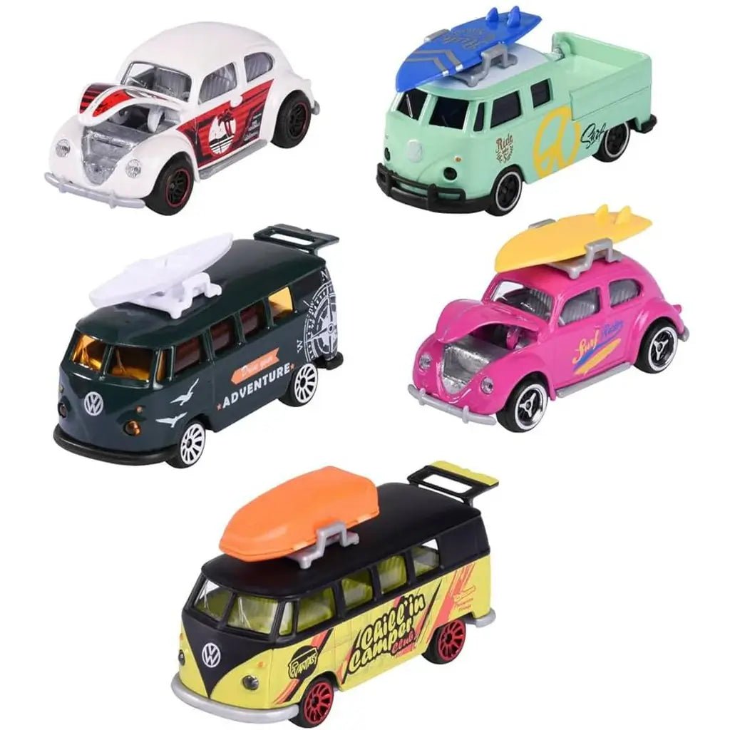 Set Modellini Volkswagen Majorette 5 Auto Esclusive - BabyLud