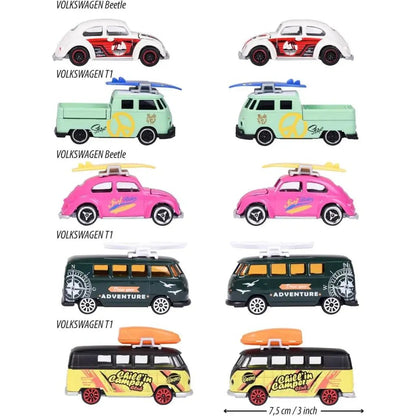 Set Modellini Volkswagen Majorette 5 Auto Esclusive - BabyLud