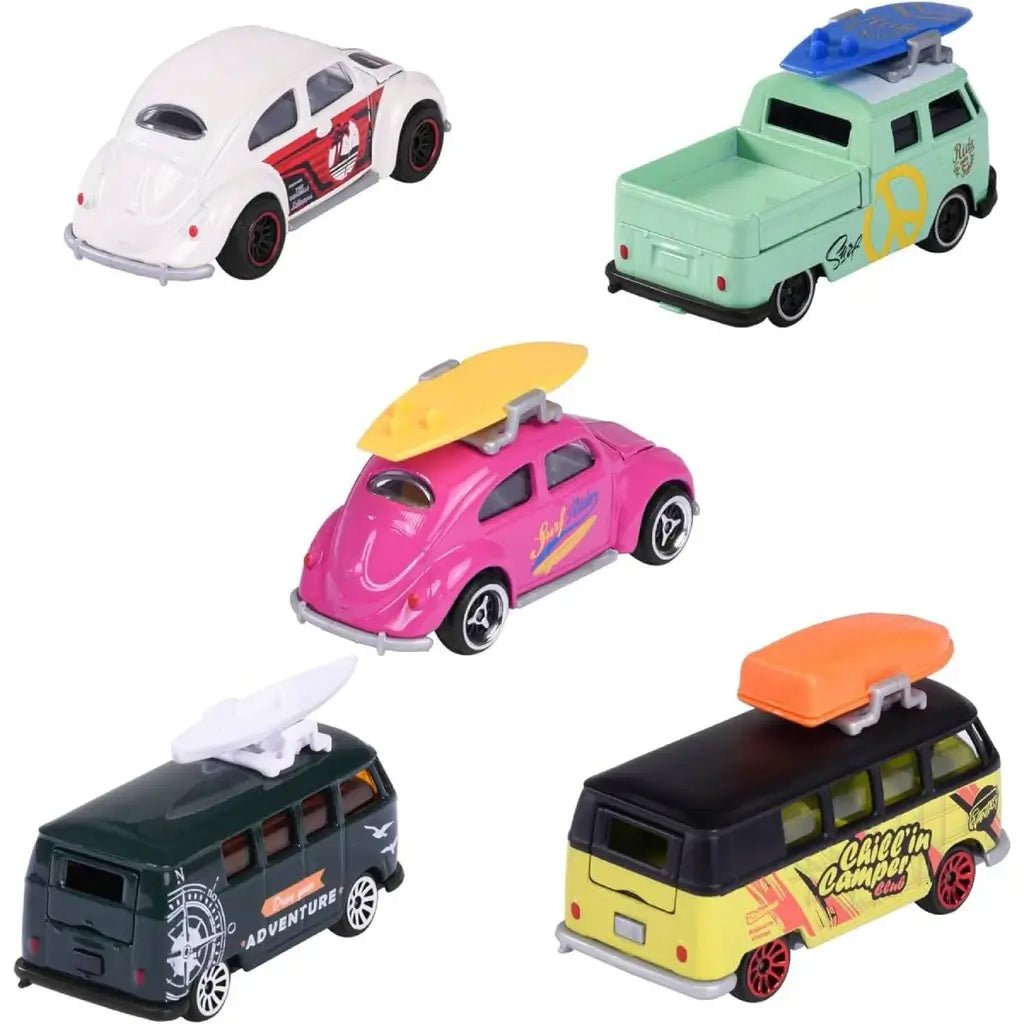 Set Modellini Volkswagen Majorette 5 Auto Esclusive - BabyLud