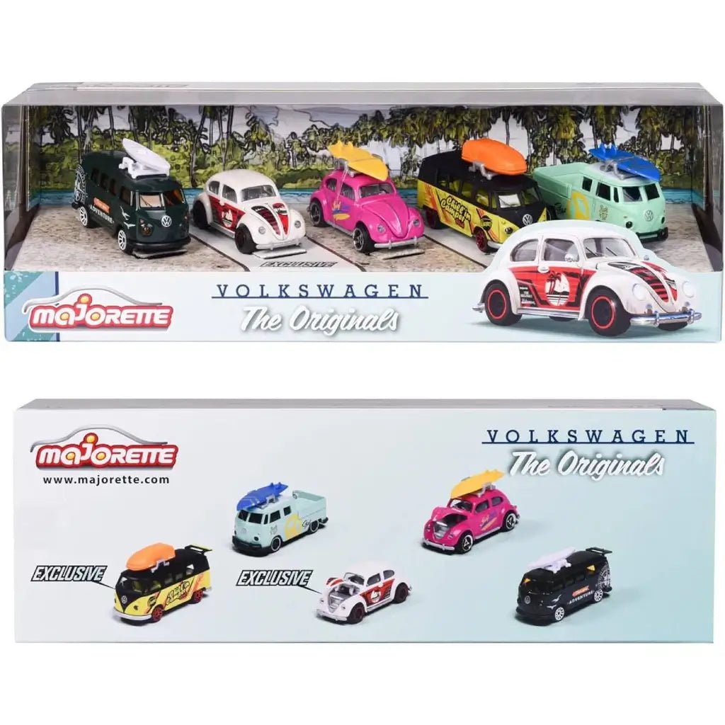Set Modellini Volkswagen Majorette 5 Auto Esclusive - BabyLud